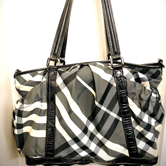 Burberry diaper/ tote bag